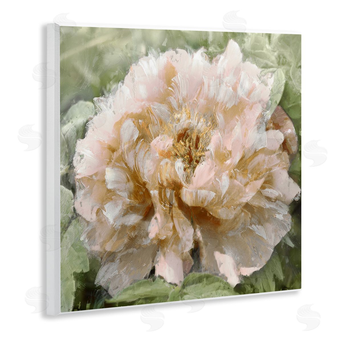 Shawna Sullivan Blooming Puffy Flower Nature Wooden Wall Plaque Art Print