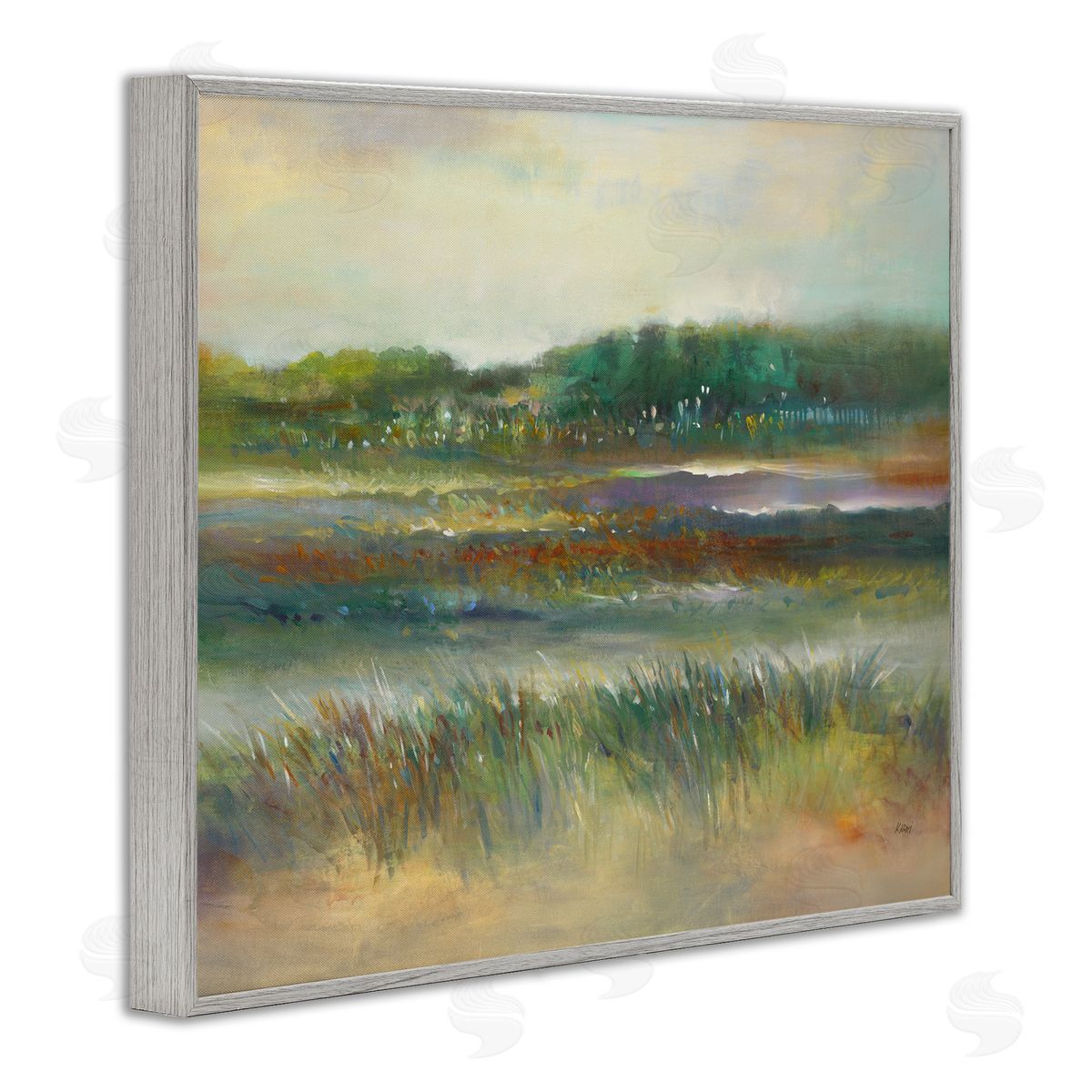 K. Nari Calming Countryside Scenery Field