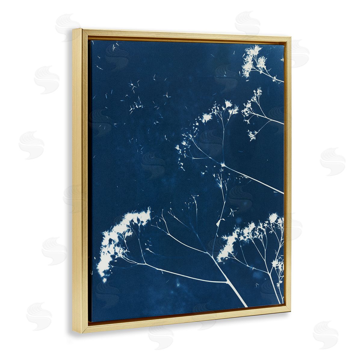 Liz St. Andre Navy Blue Botanical Sprouts