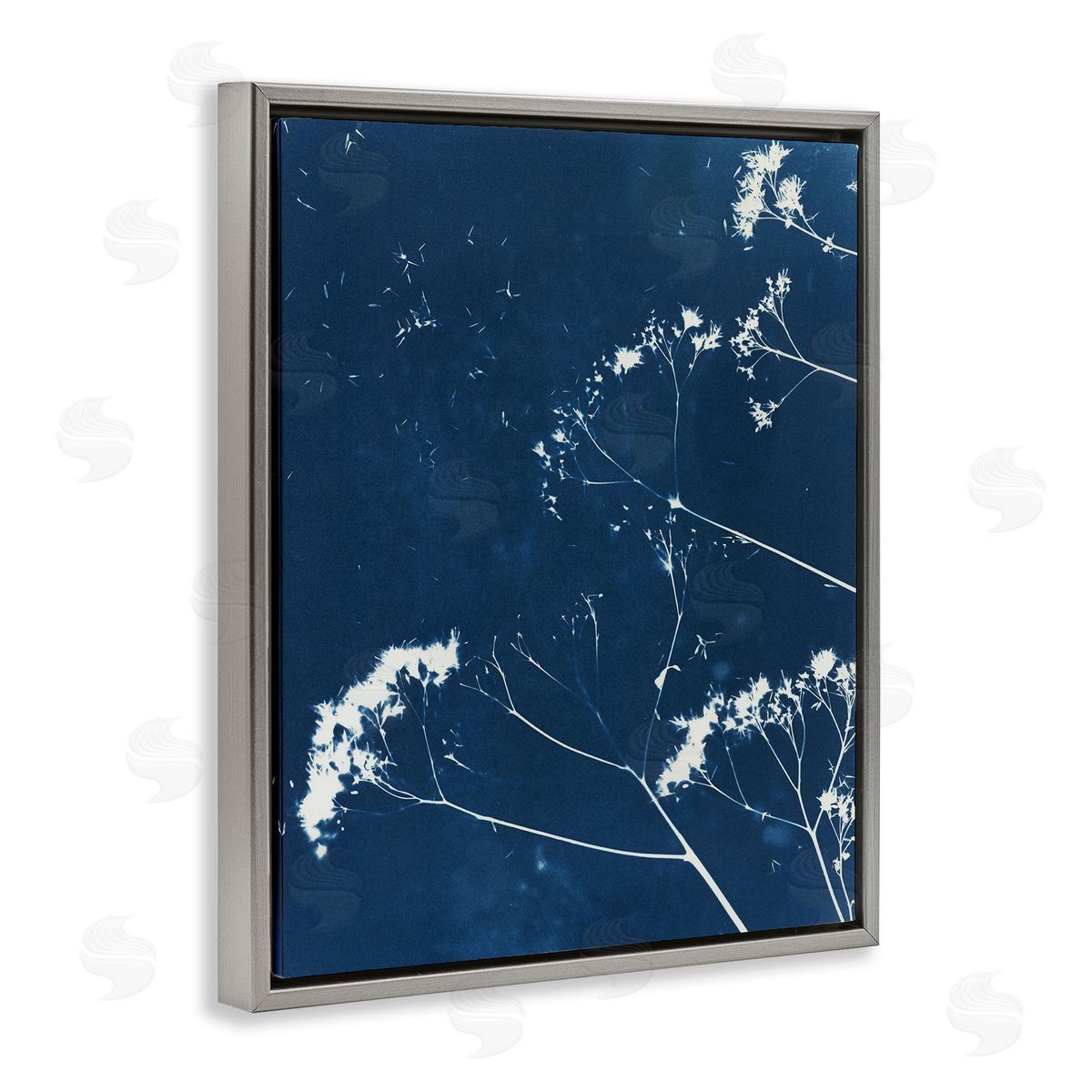 Liz St. Andre Navy Blue Botanical Sprouts