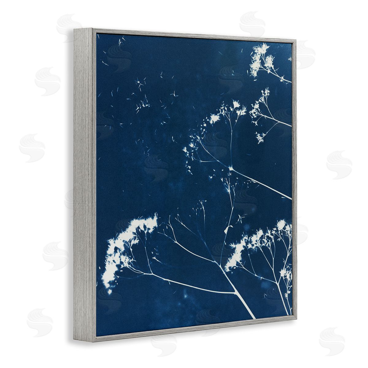 Liz St. Andre Navy Blue Botanical Sprouts