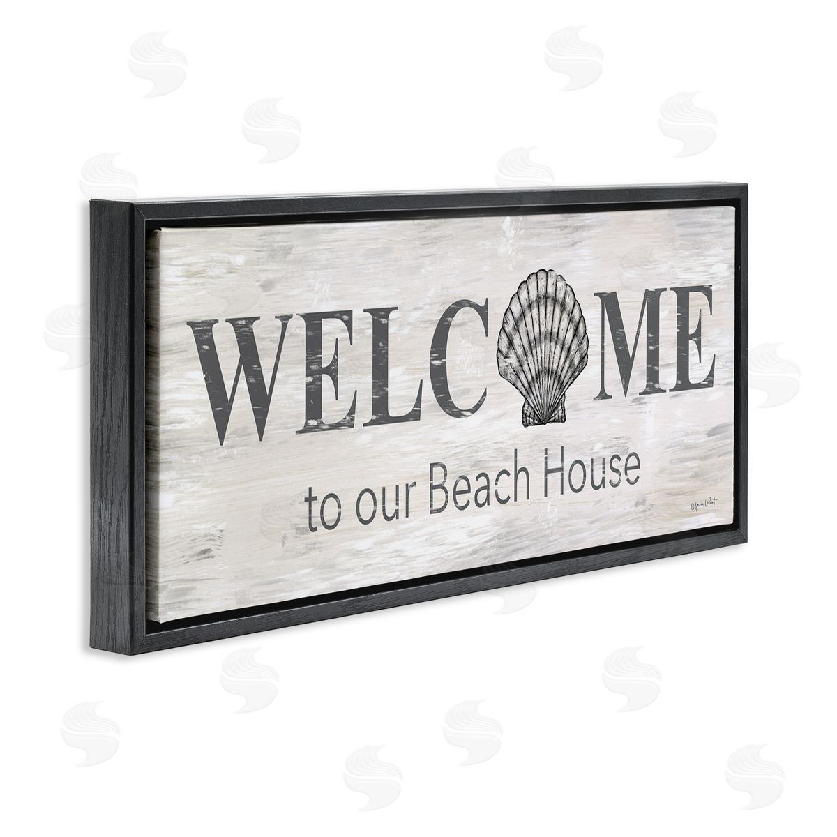 Annie LaPoint Welcome Beach House Clam Sign