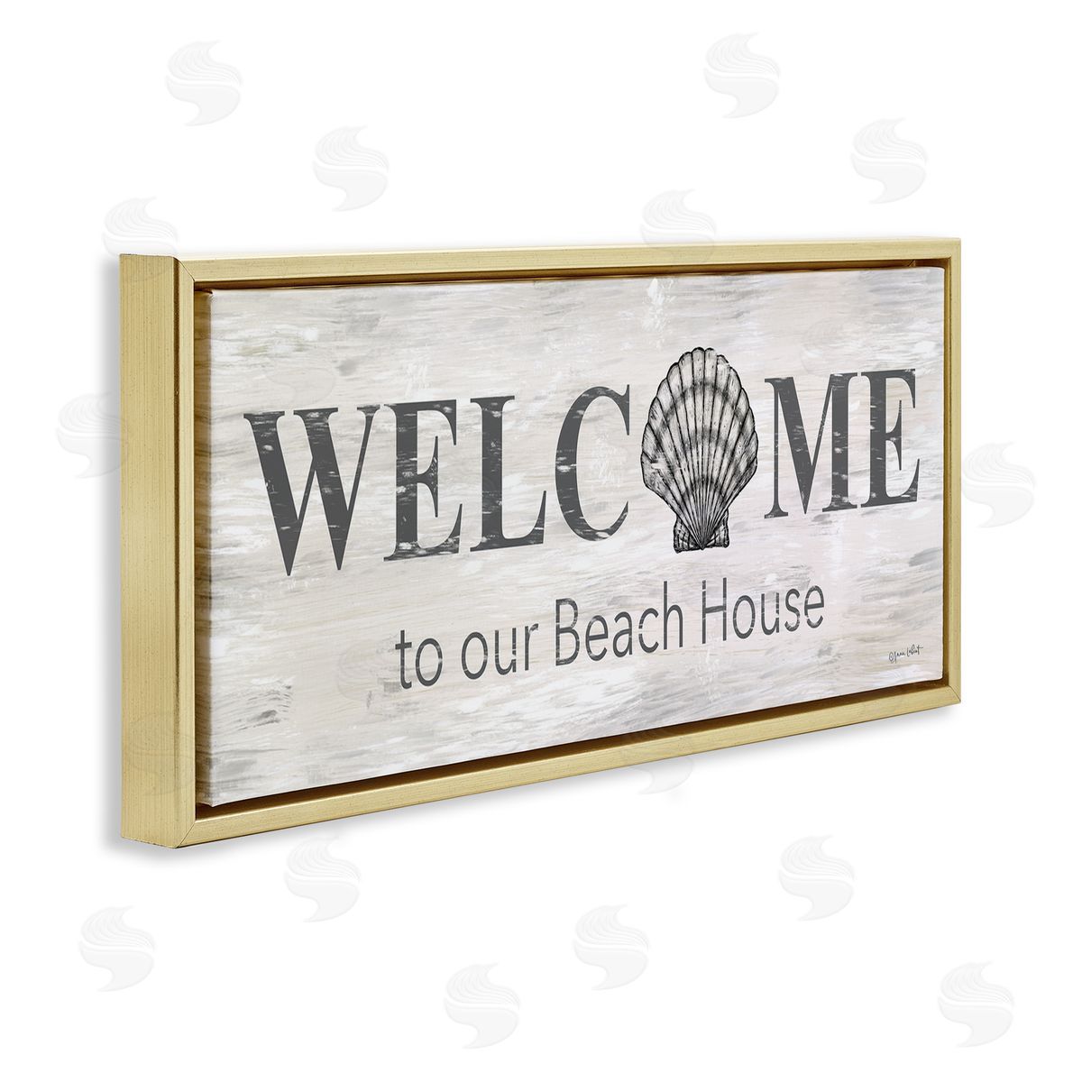 Annie LaPoint Welcome Beach House Clam Sign
