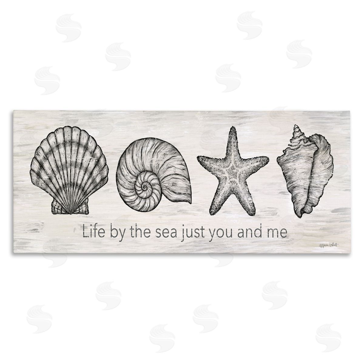 Annie LaPoint Life By Sea You & Me Beach Phrase
