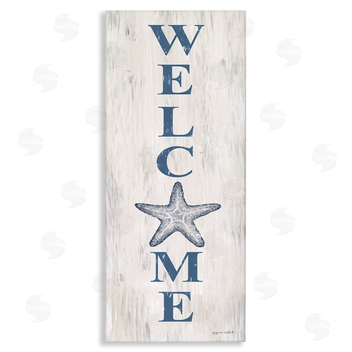 Annie LaPoint Welcome Starfish Phrase Sign