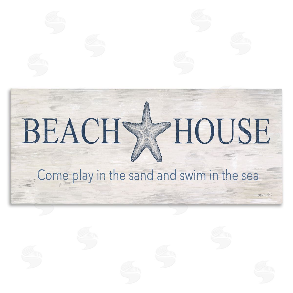 Annie LaPoint Beach House Come Play Nautical Phrase