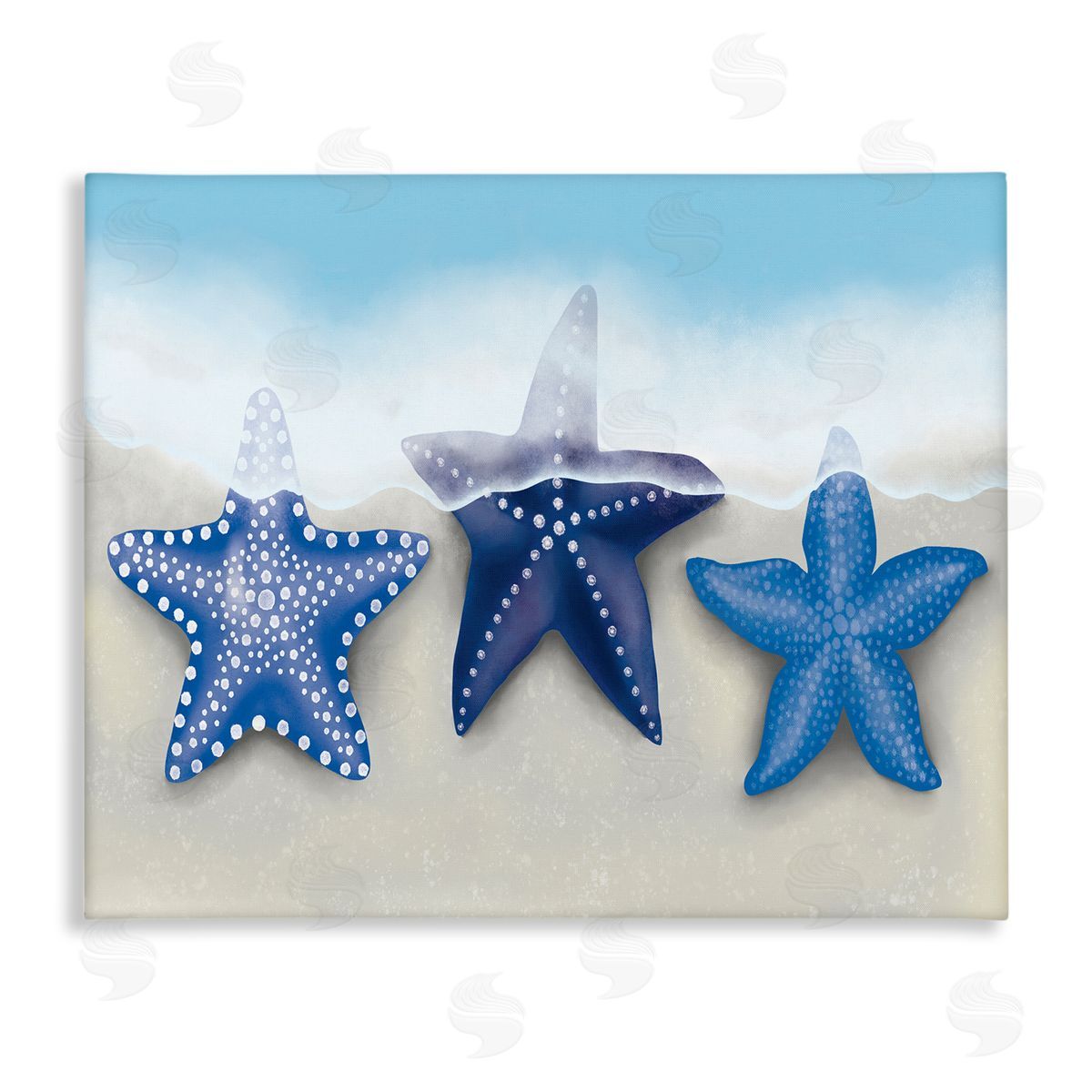 Darlene Seale Mixed Blue Starfish Shoreline
