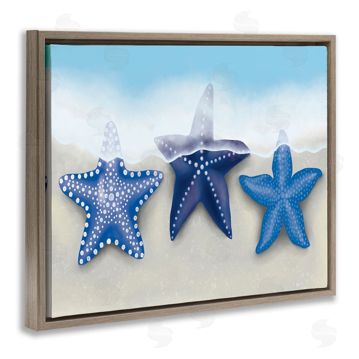 Darlene Seale Mixed Blue Starfish Shoreline