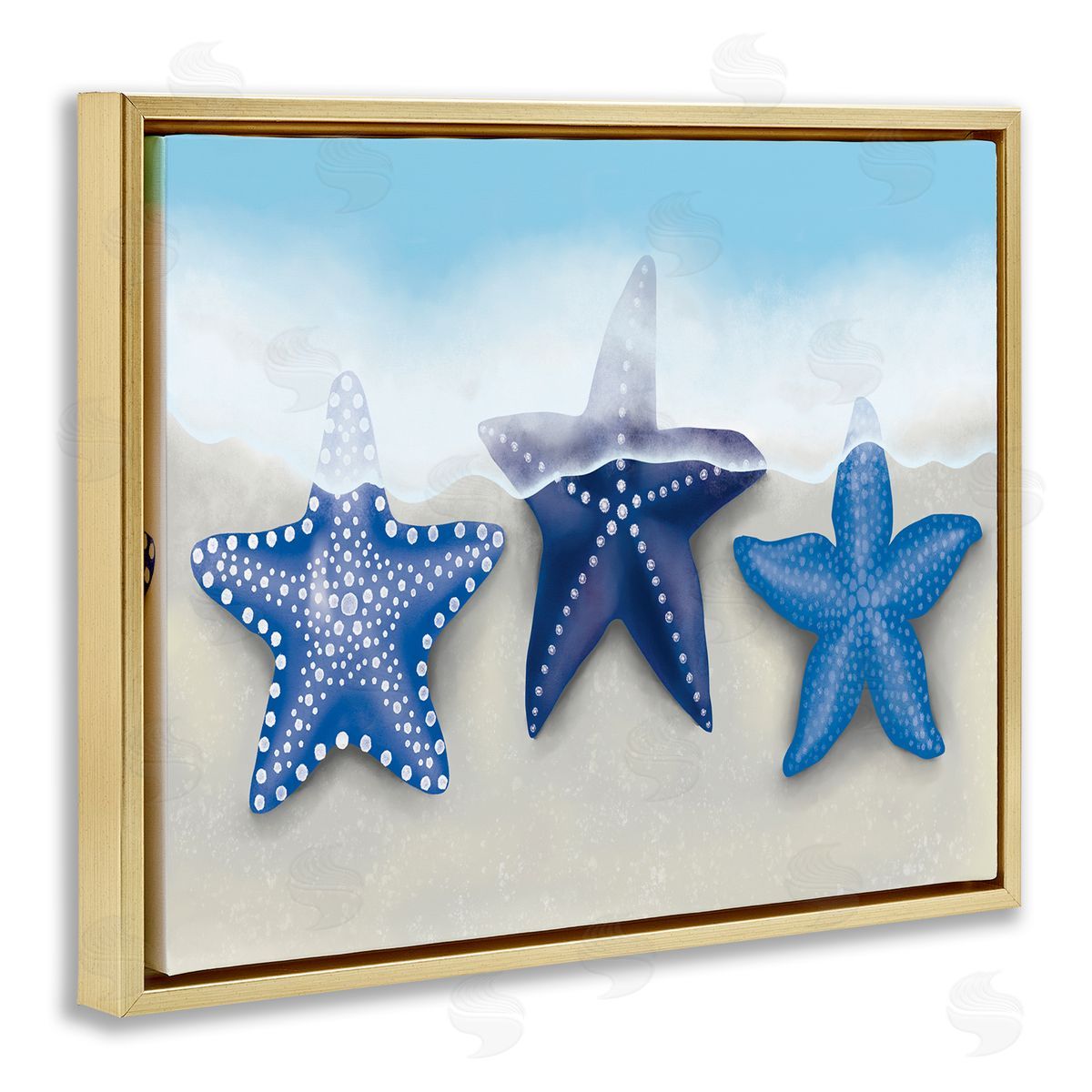 Darlene Seale Mixed Blue Starfish Shoreline