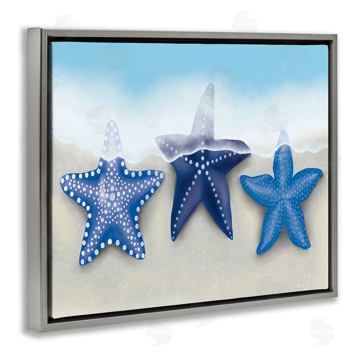 Darlene Seale Mixed Blue Starfish Shoreline