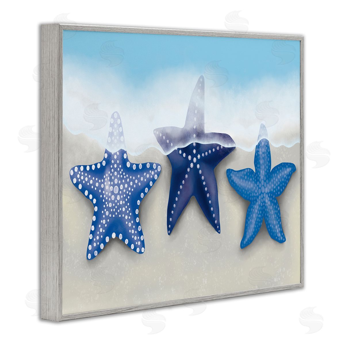 Darlene Seale Mixed Blue Starfish Shoreline