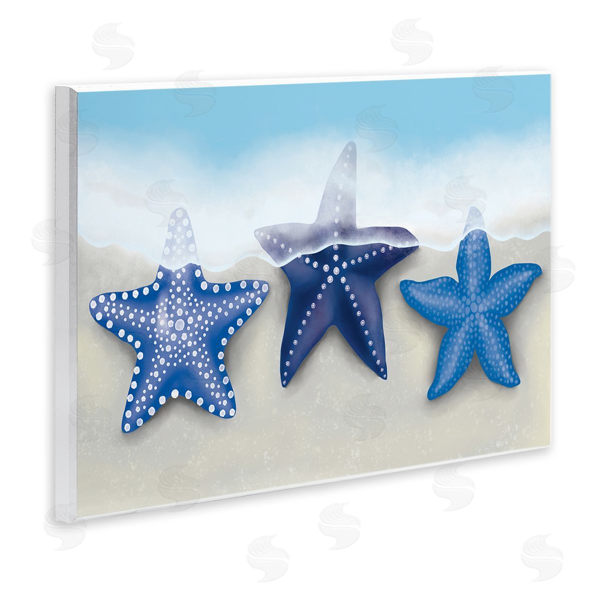 Darlene Seale Mixed Blue Starfish Shoreline