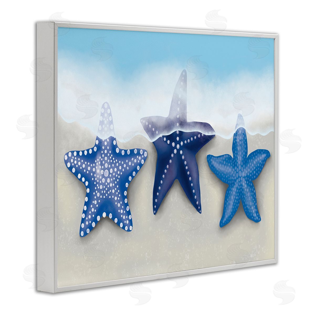 Darlene Seale Mixed Blue Starfish Shoreline