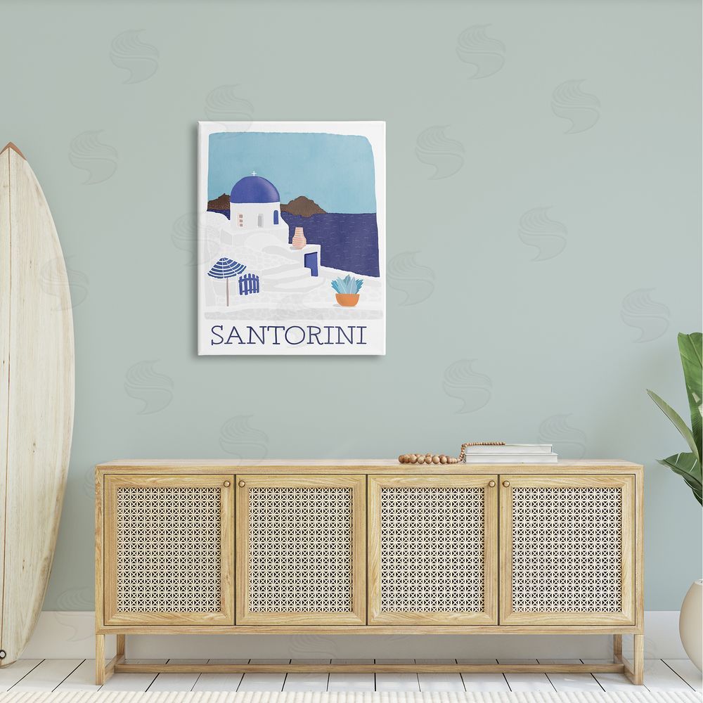 Darlene Seale Santorini Vacation Island View