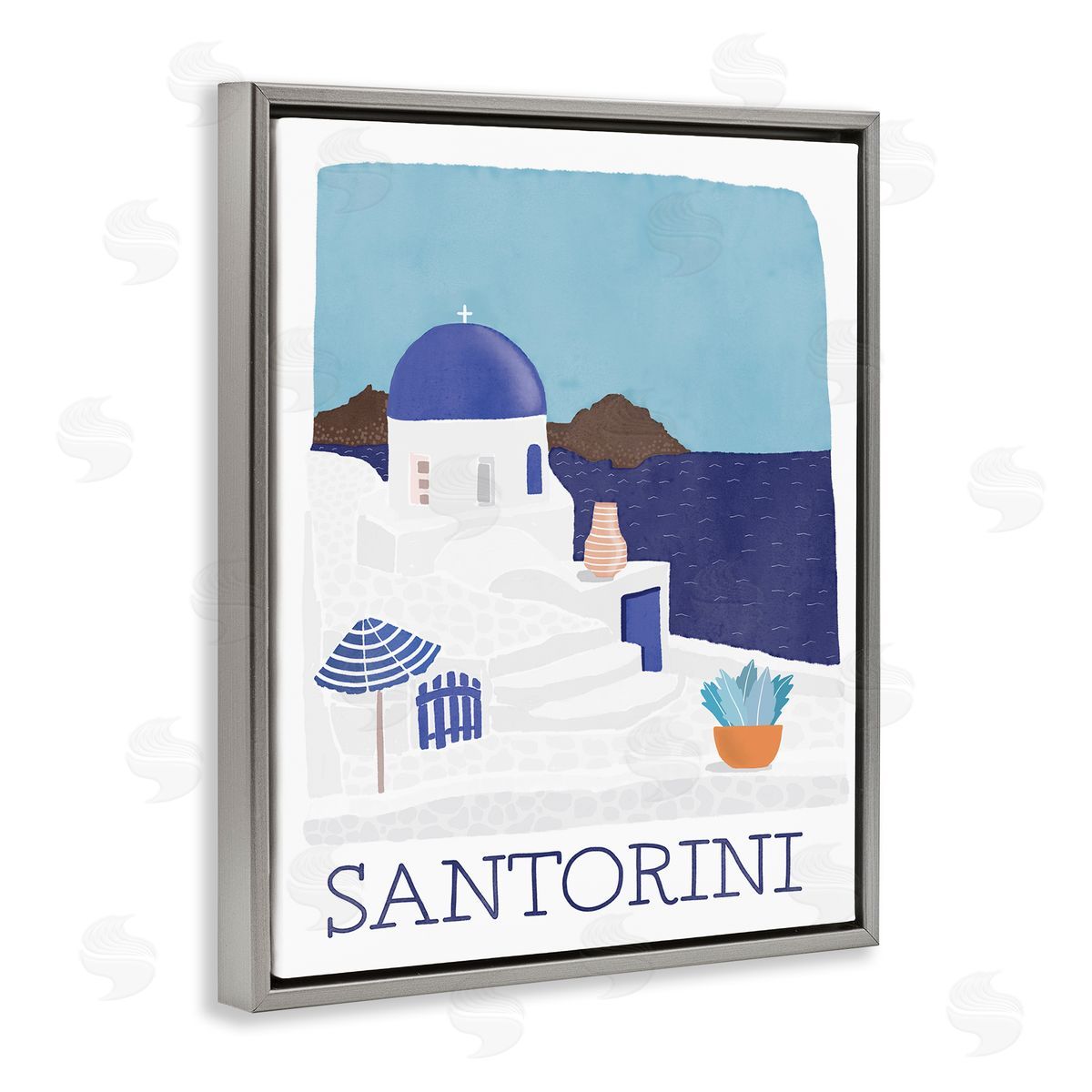 Darlene Seale Santorini Vacation Island View