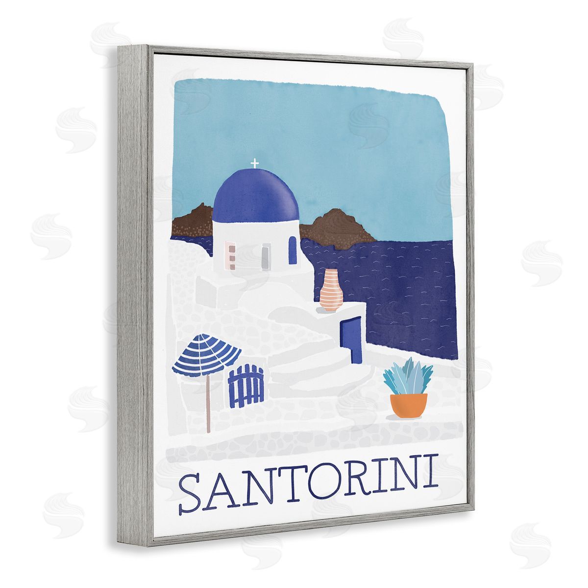 Darlene Seale Santorini Vacation Island View