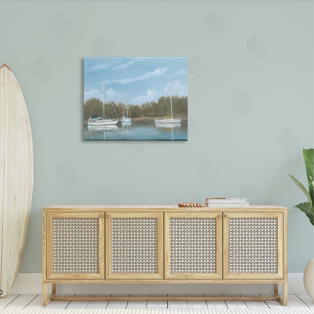 Georgia Janisse Drifting Boats Nautical Marina