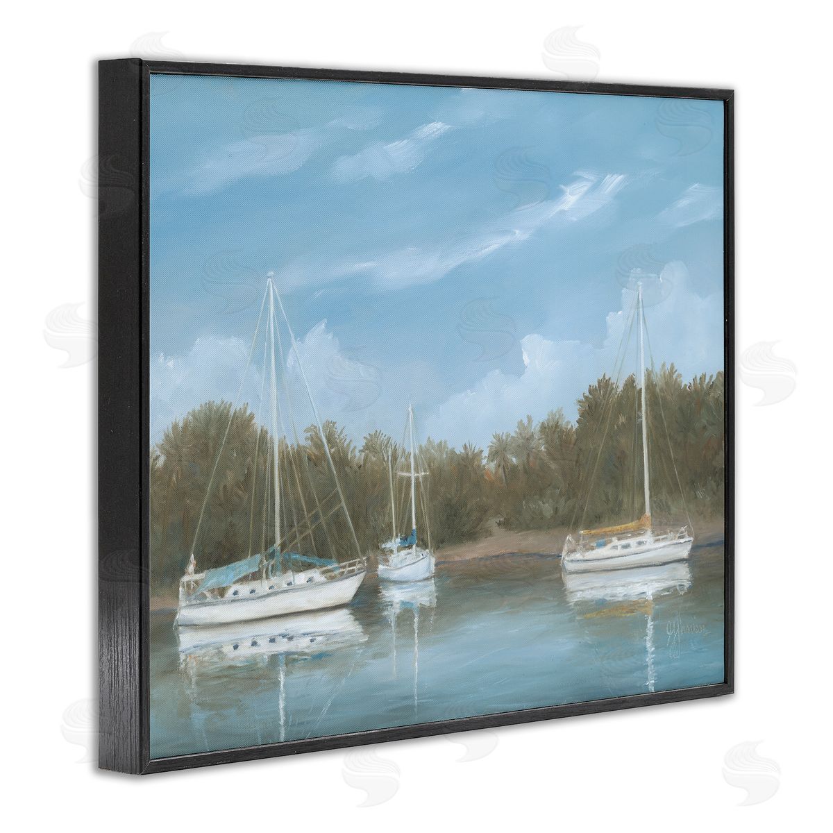 Georgia Janisse Drifting Boats Nautical Marina