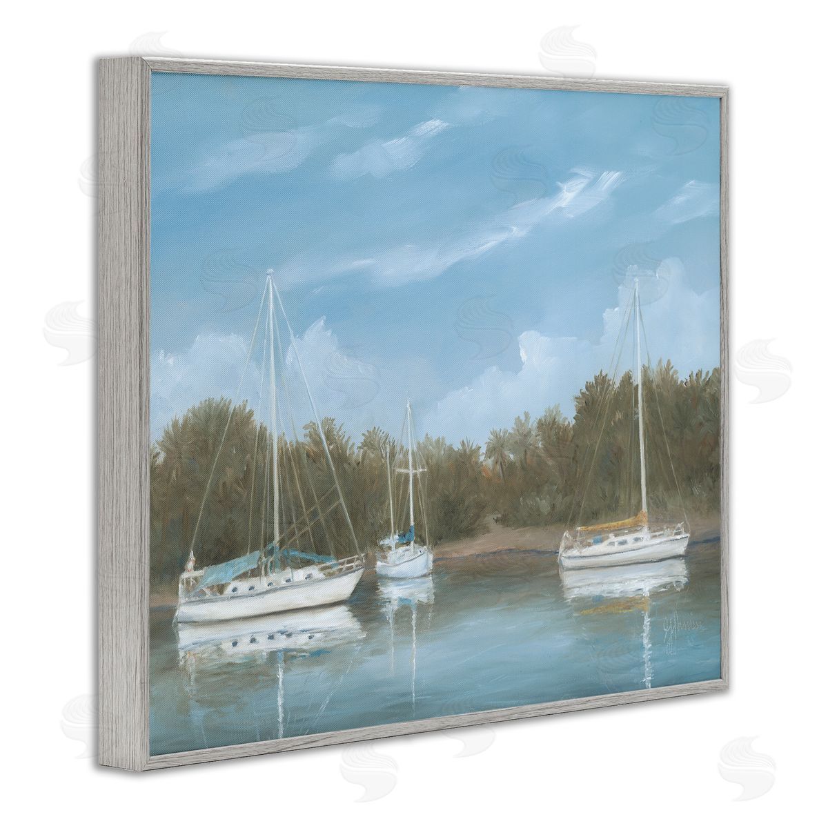 Georgia Janisse Drifting Boats Nautical Marina