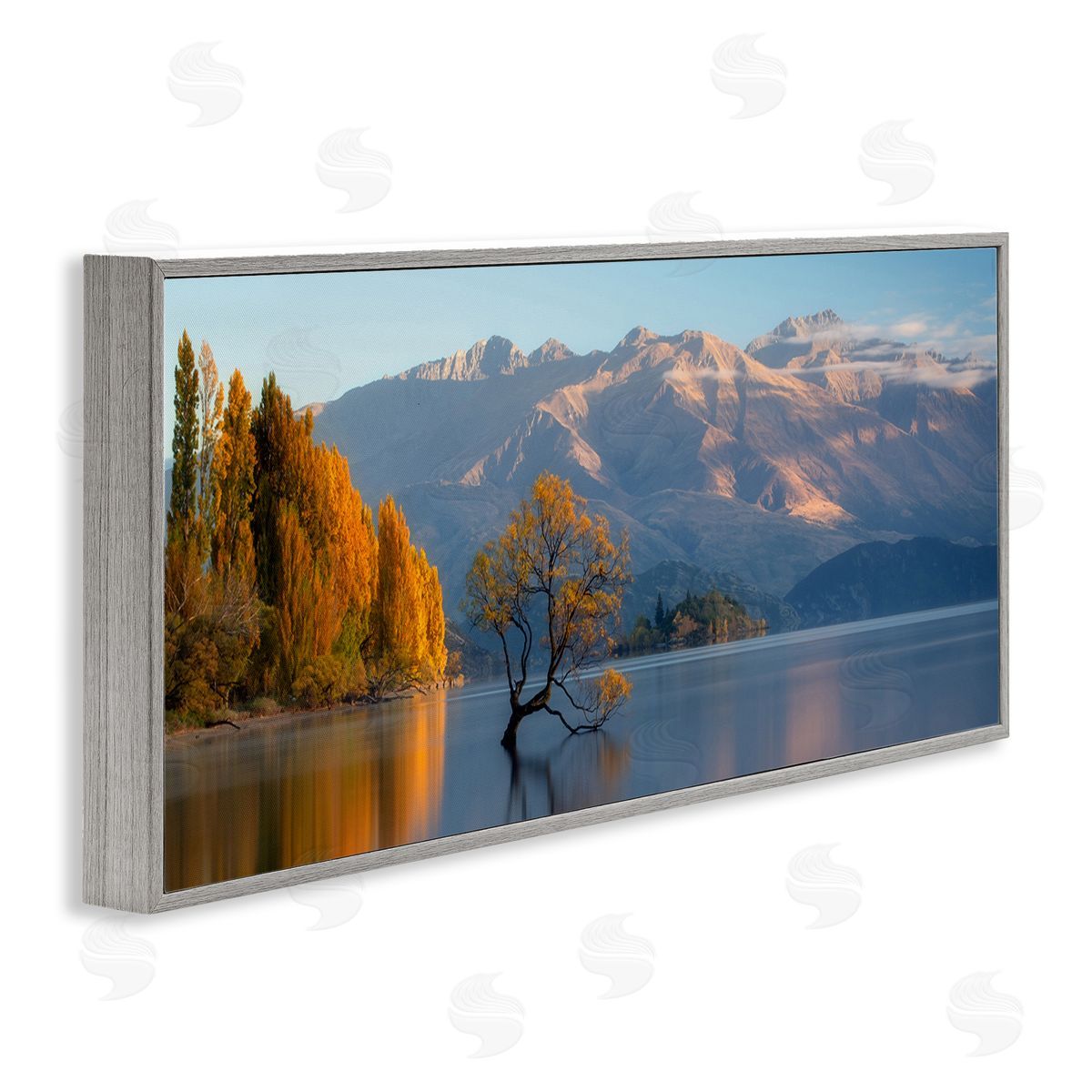 Lincoln Harrison Relaxing Lake Reflection Distant Mountains