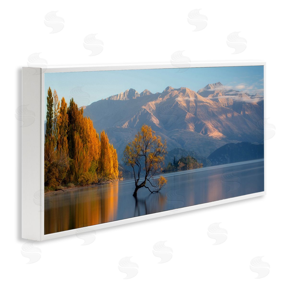 Lincoln Harrison Relaxing Lake Reflection Distant Mountains