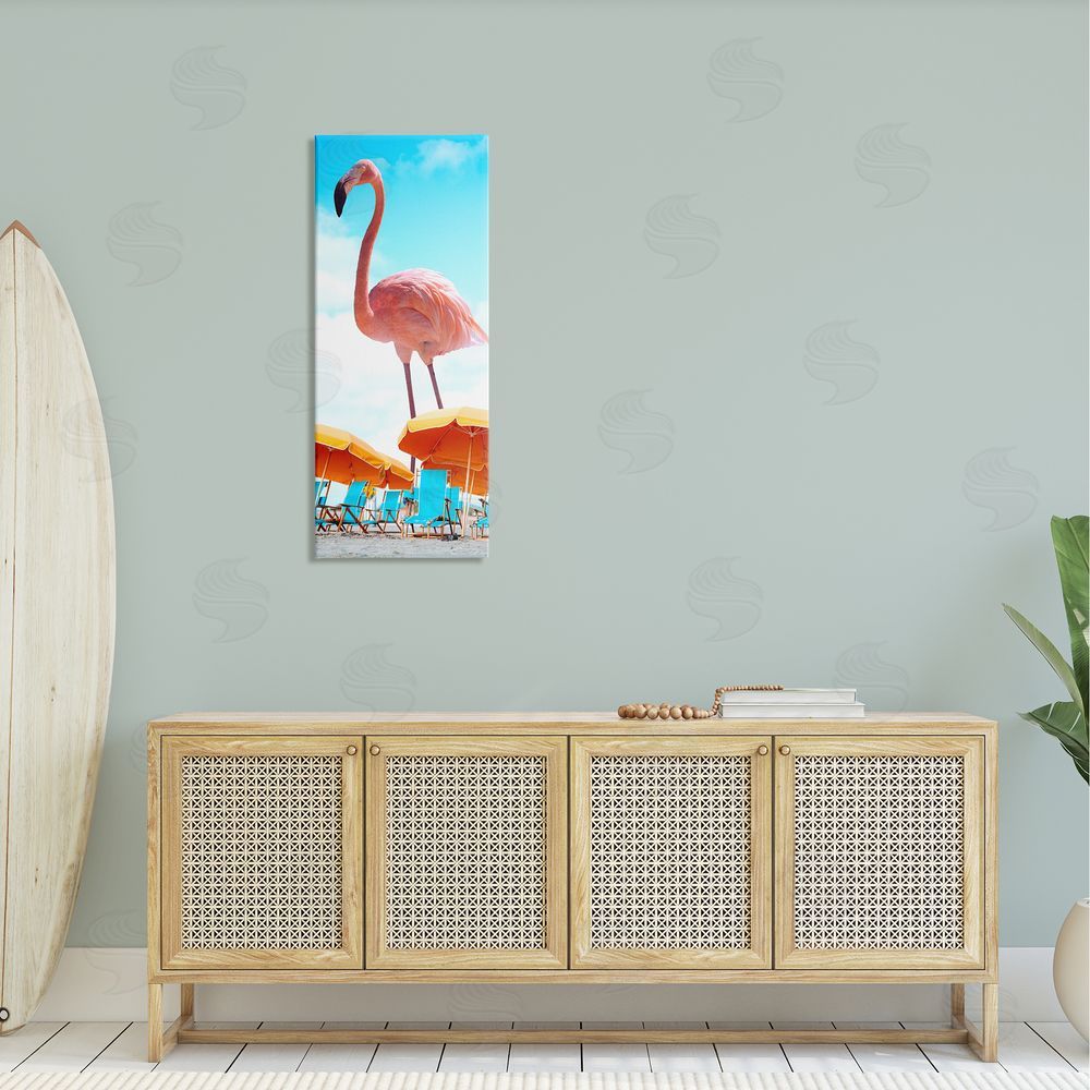 Ziwei Li Giant Tropical Flamingo Beach