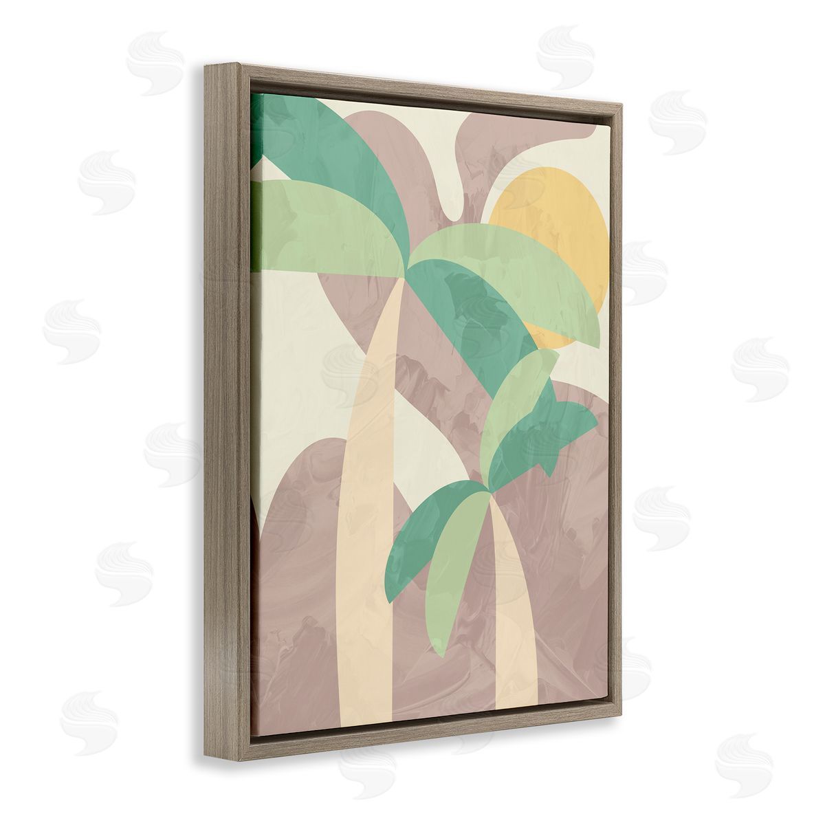 Stupell Studio Abstract Summer Palms Shapes
