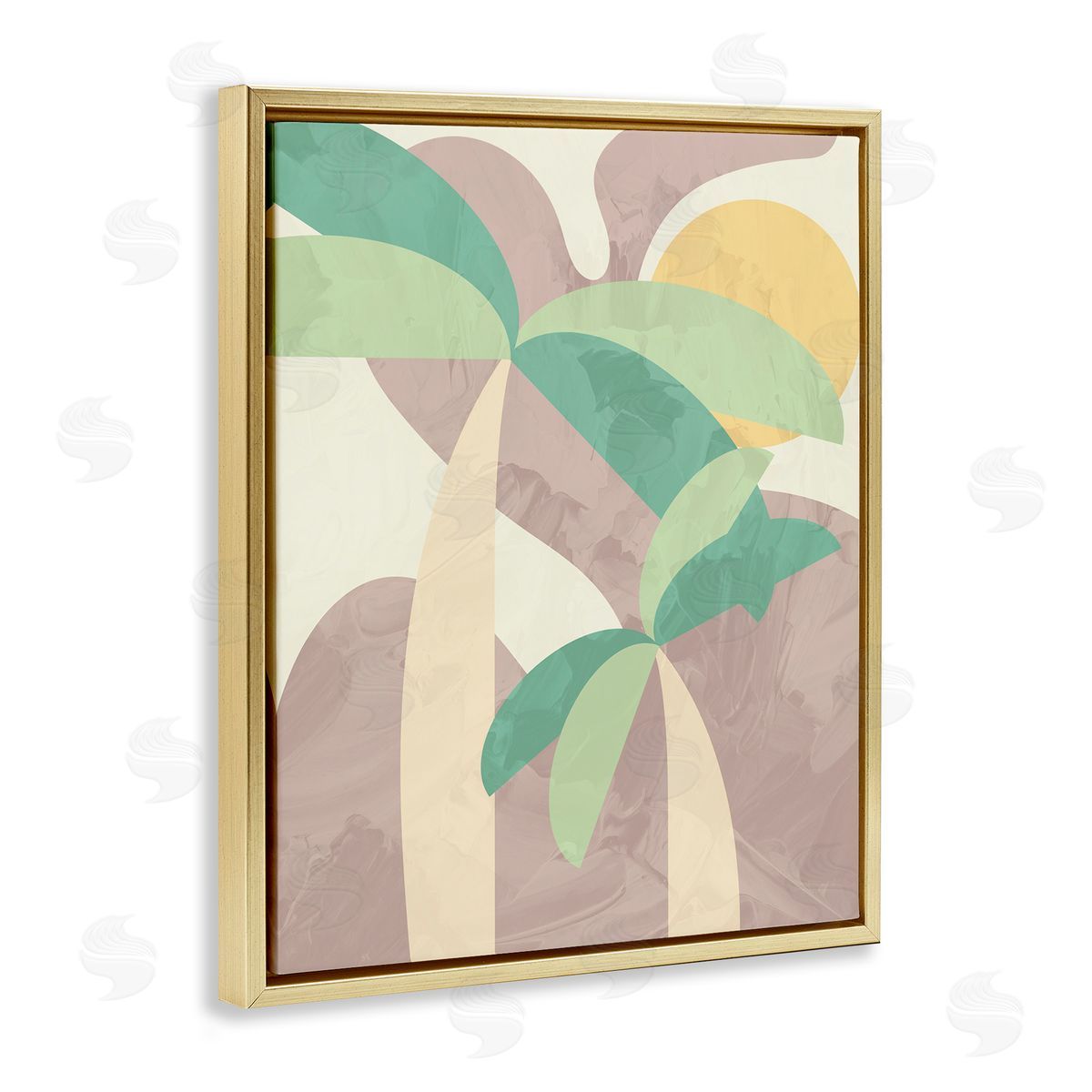 Stupell Studio Abstract Summer Palms Shapes