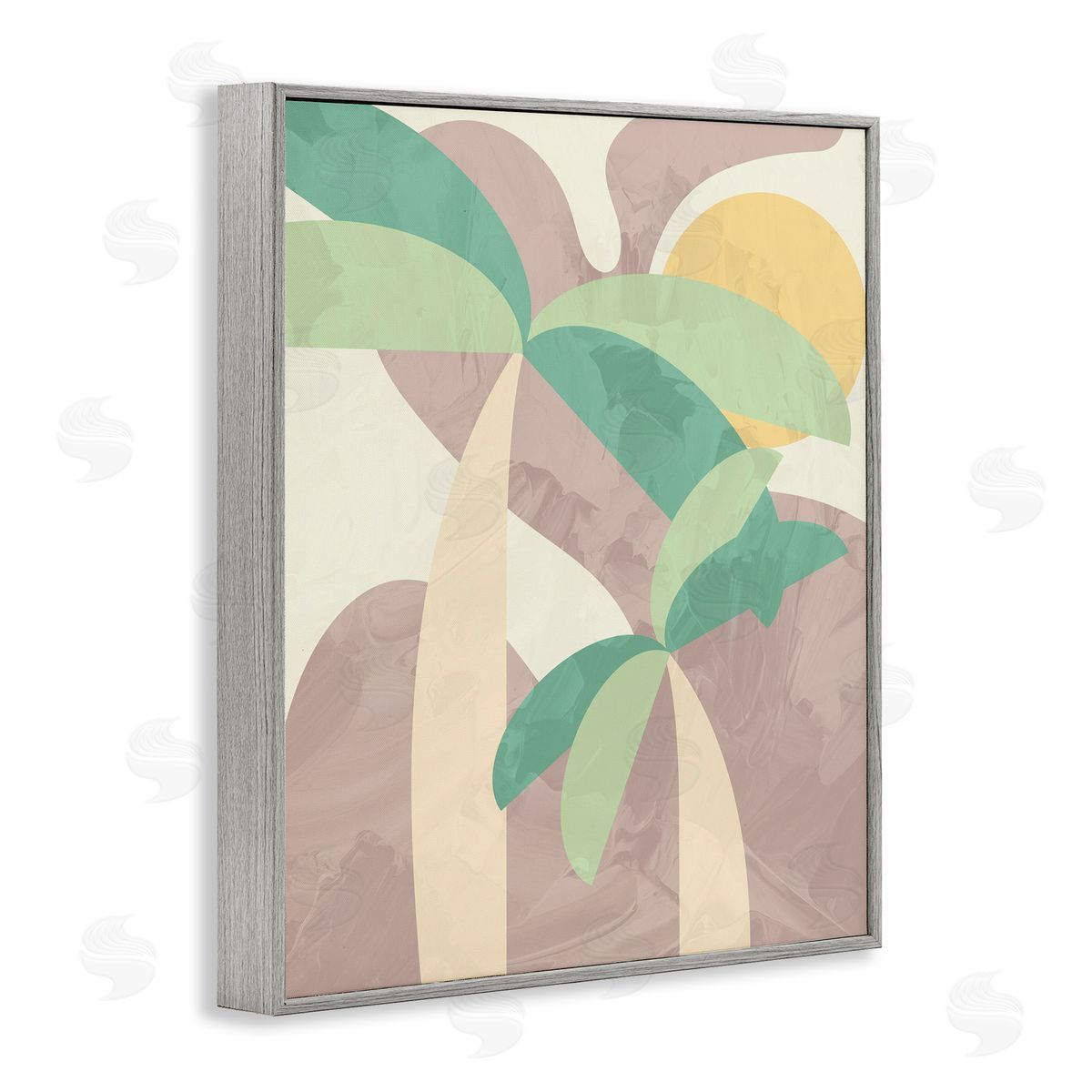 Stupell Studio Abstract Summer Palms Shapes