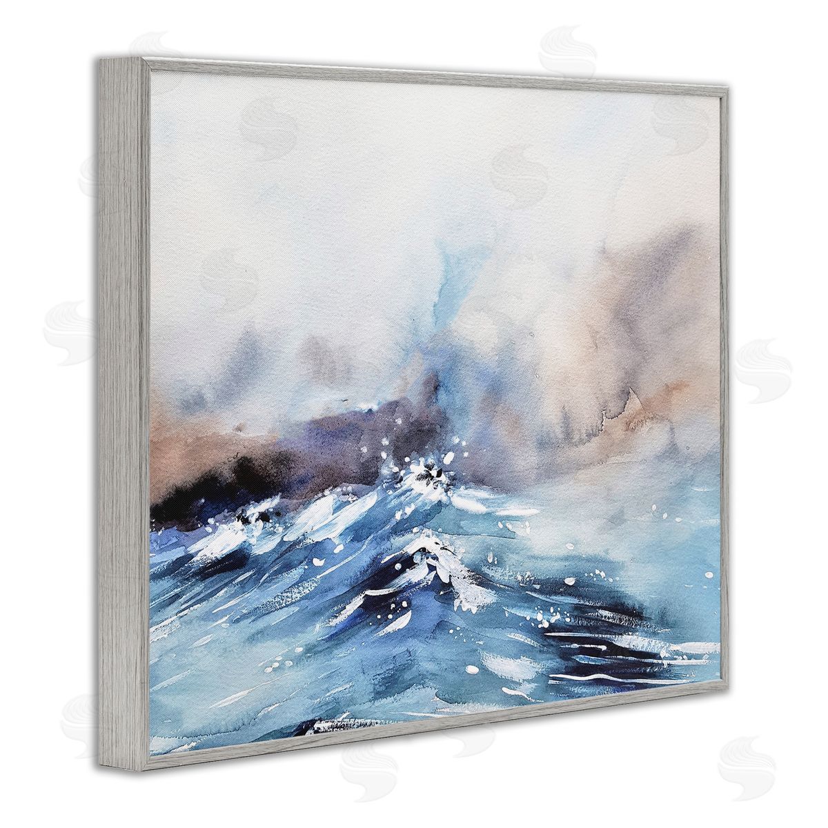 Stupell Studio Abstract Crashing Ocean Waves