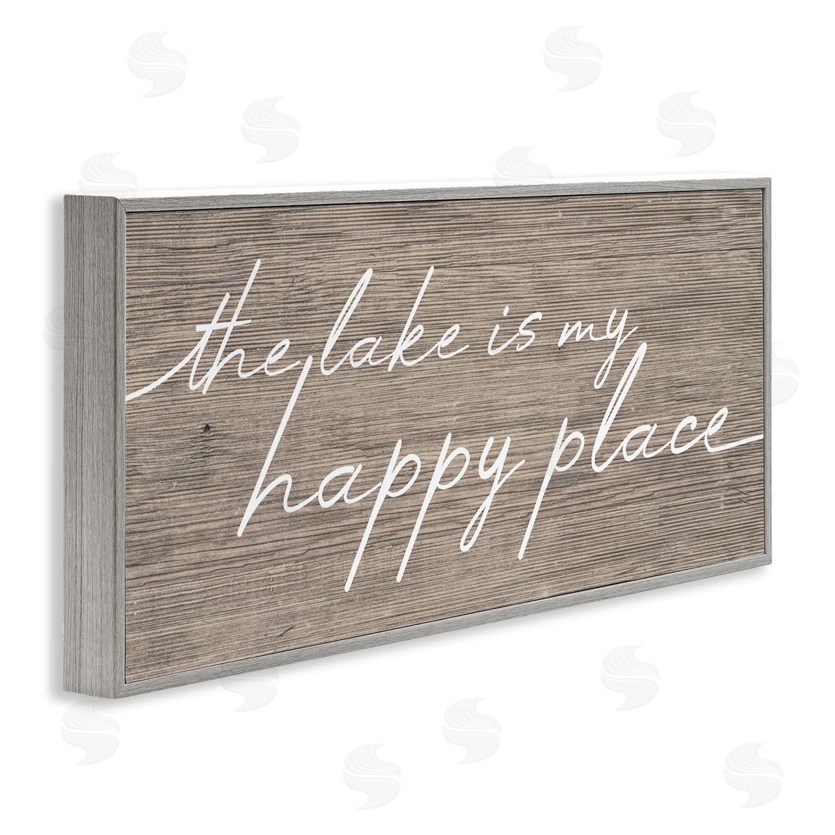 Stupell Studio Lake Is Happy Place Phrase