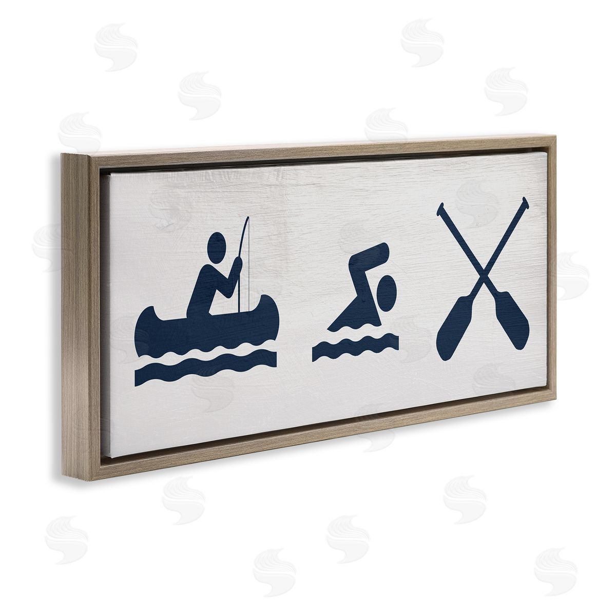 Stupell Studio Lake Water Activities Sign