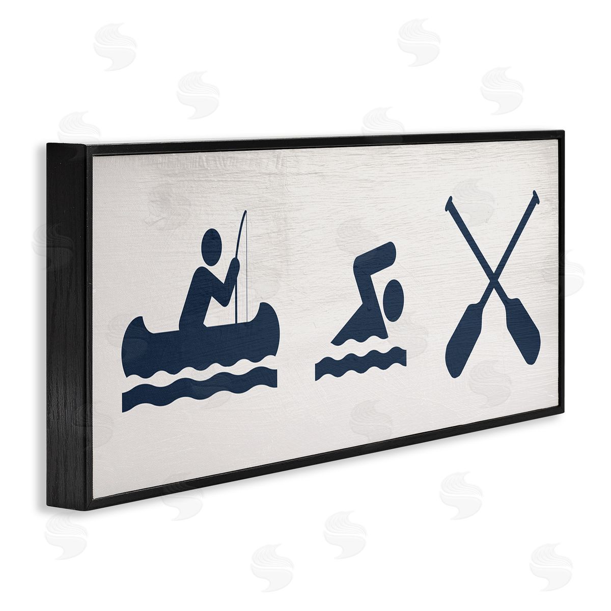 Stupell Studio Lake Water Activities Sign