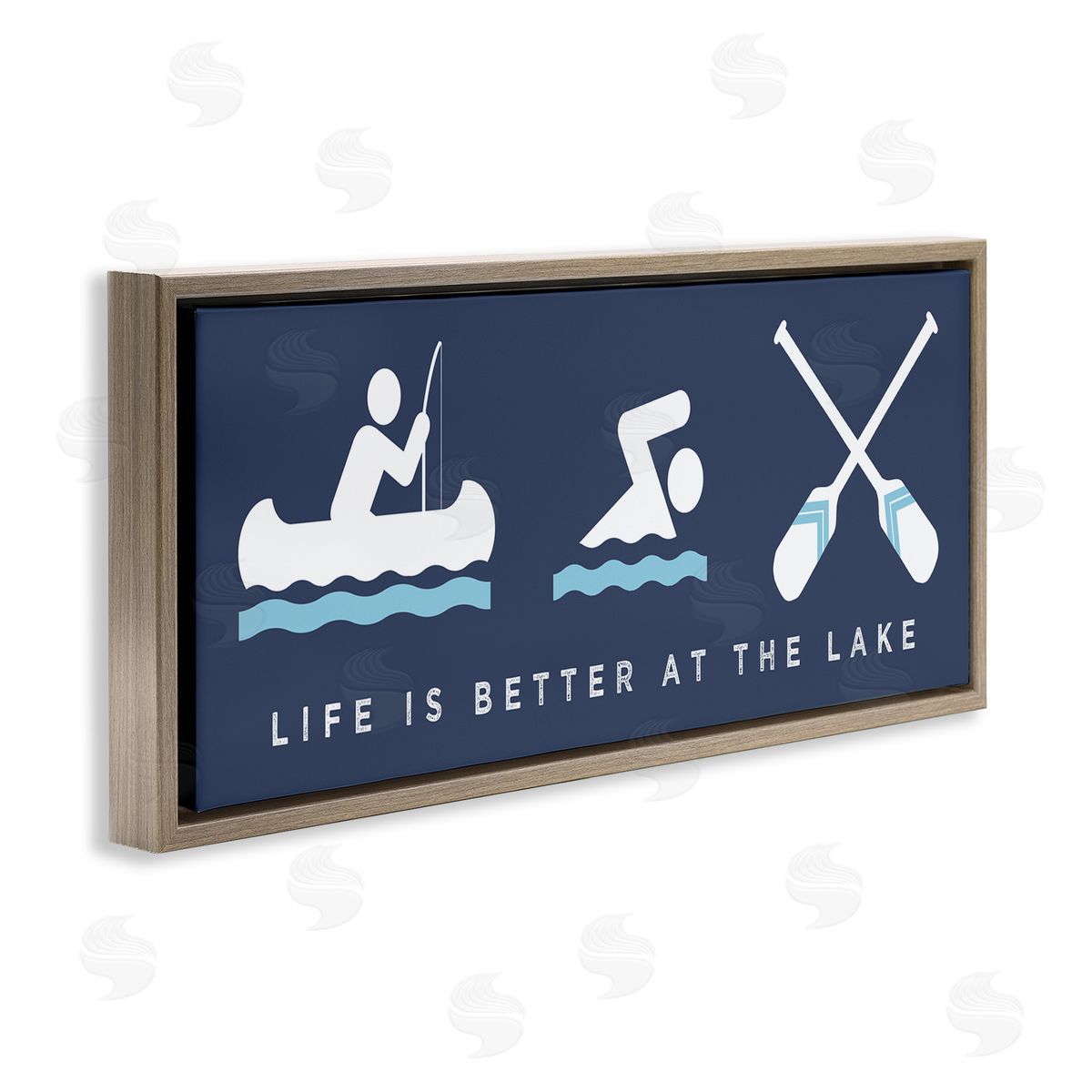 Stupell Studio Life Better At Lake Water Fun