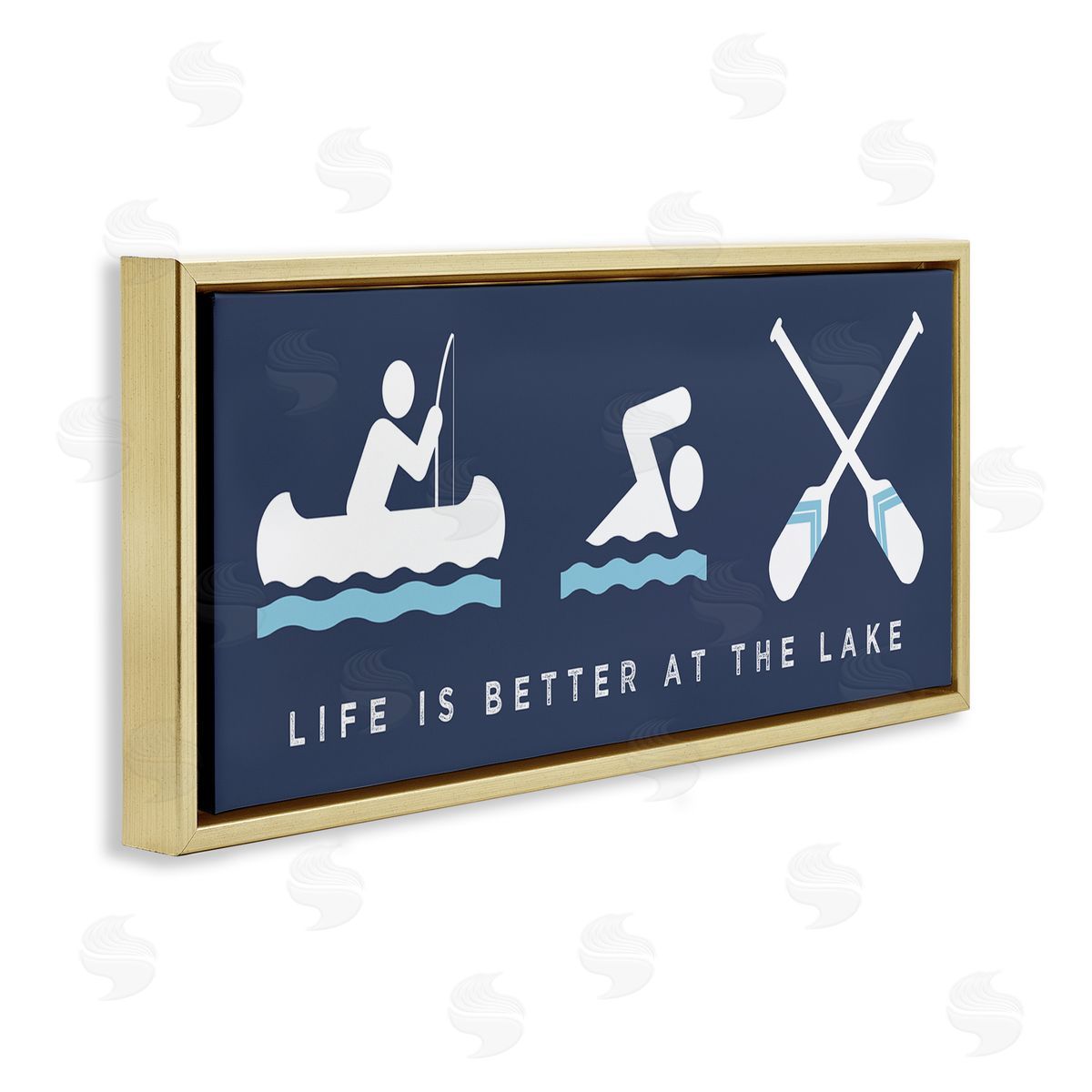 Stupell Studio Life Better At Lake Water Fun