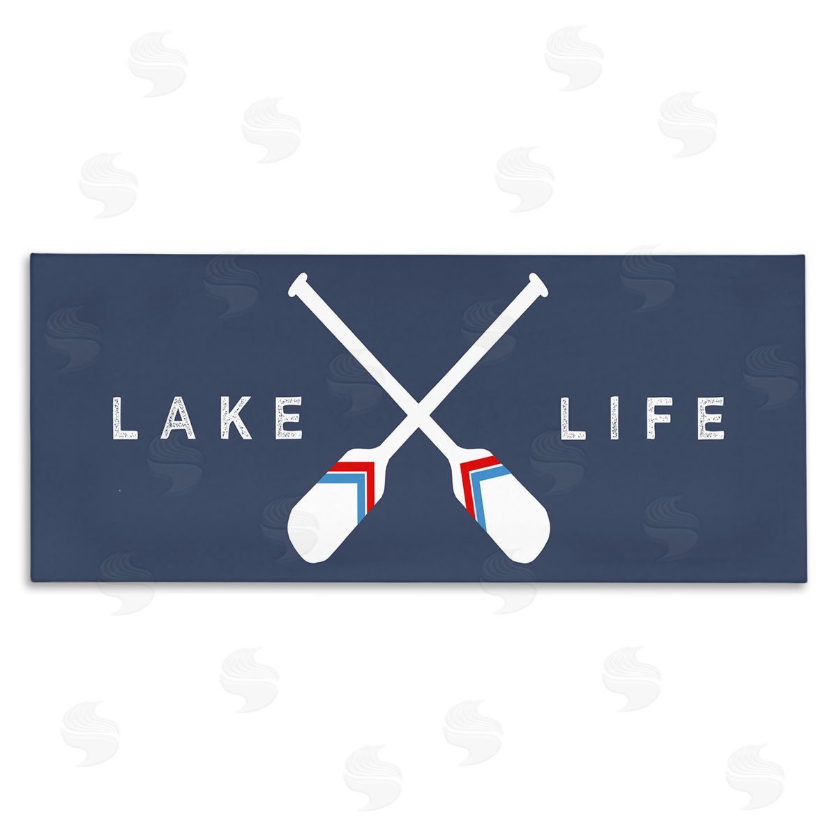Stupell Studio Lake Life Striped Oars