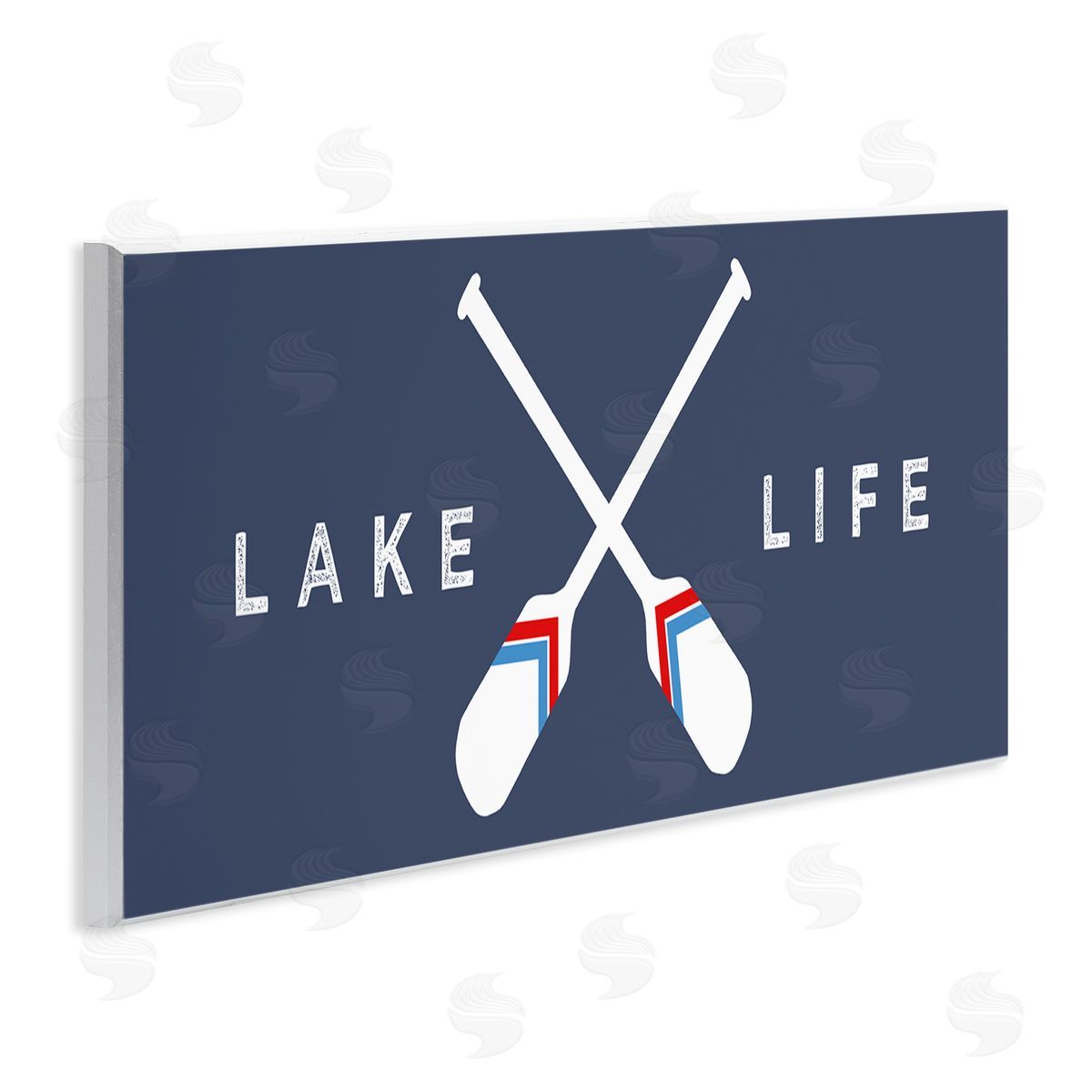 Stupell Studio Lake Life Striped Oars