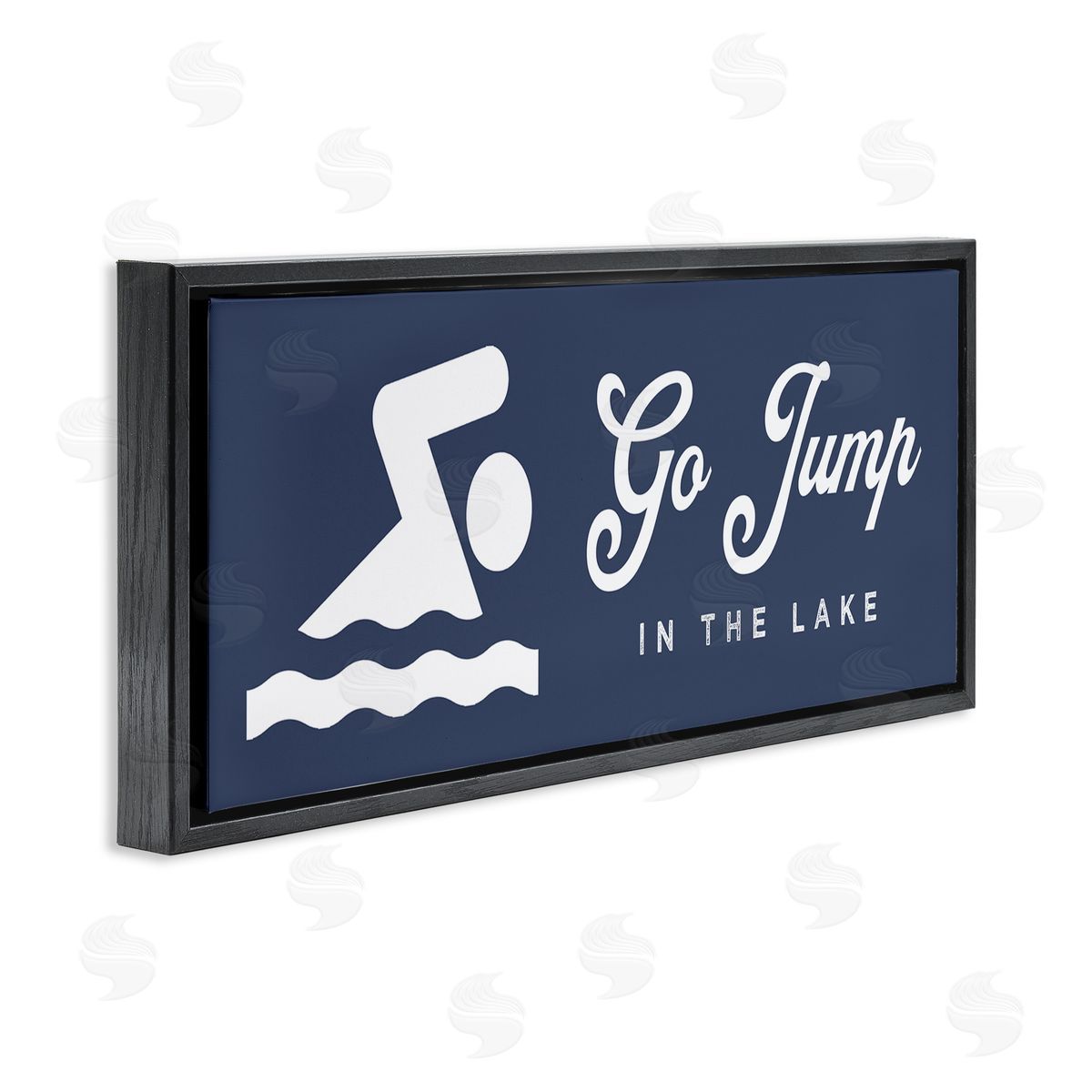 Stupell Studio Go Jump In The Lake Swimming Sign