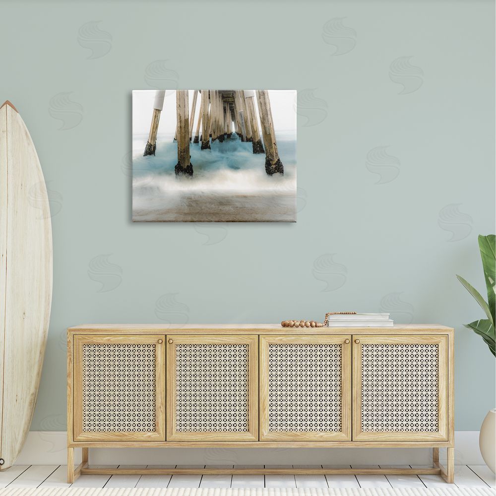 Bill Carson Photography Waterfr_sideont Pier Splashing Sea Waves