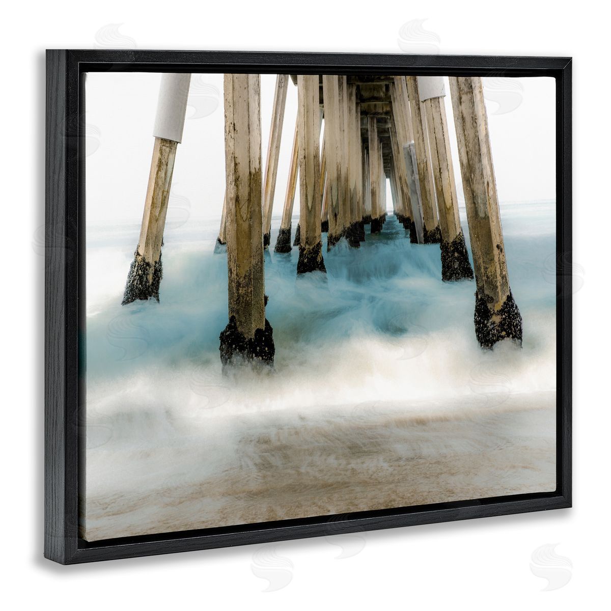 Bill Carson Photography Waterfr_sideont Pier Splashing Sea Waves