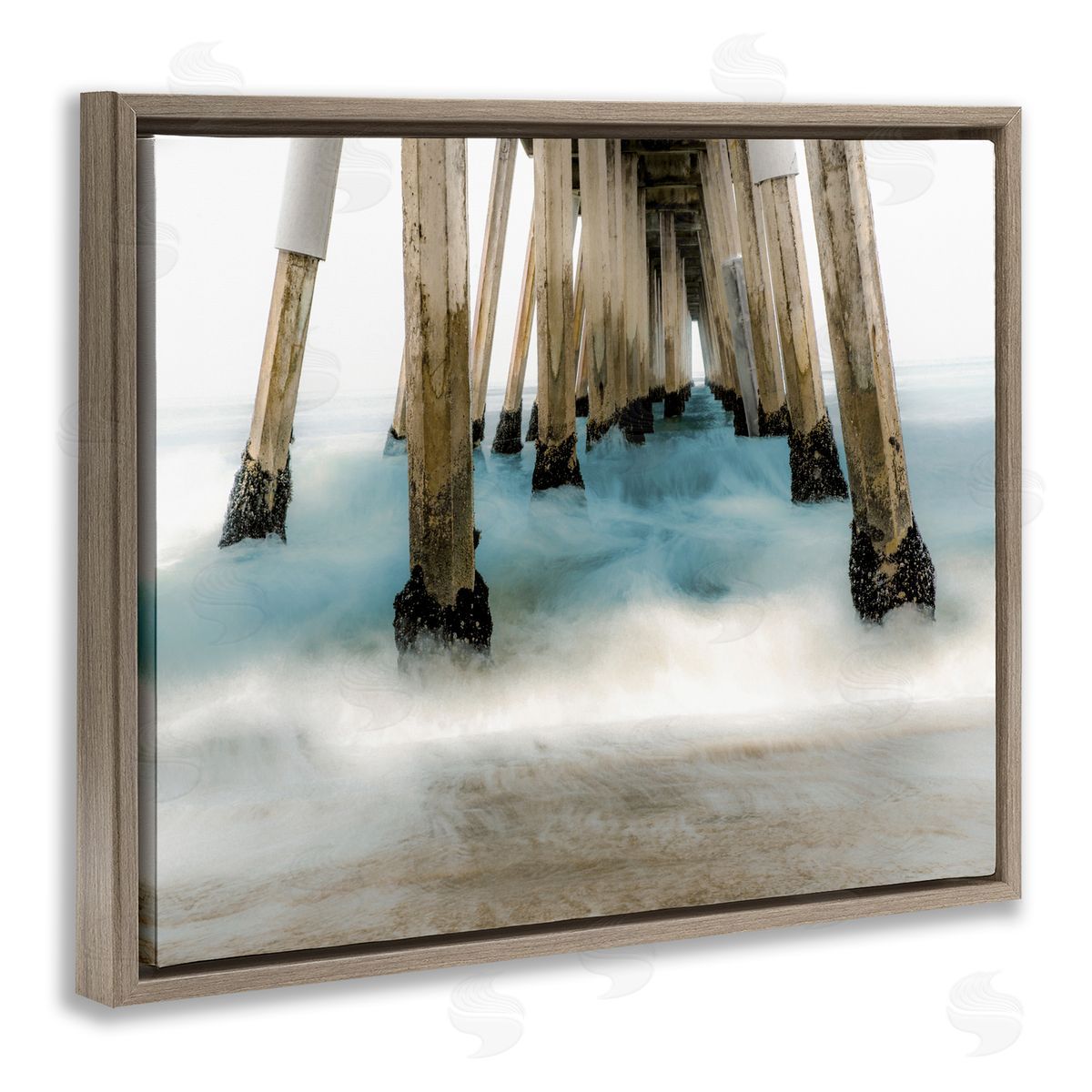 Bill Carson Photography Waterfr_sideont Pier Splashing Sea Waves