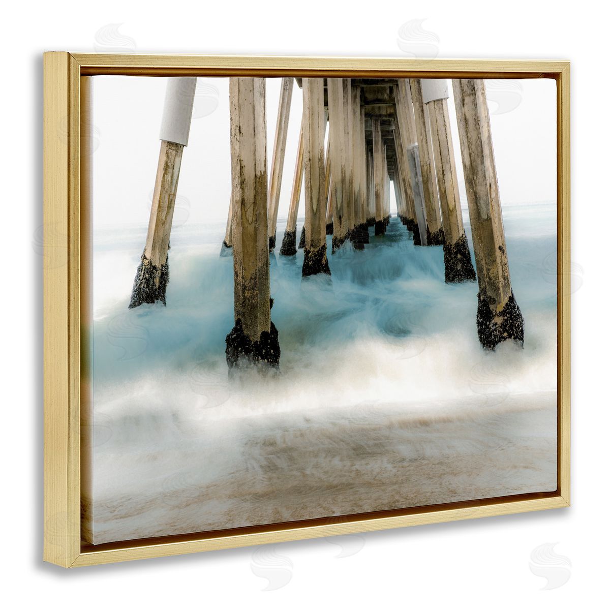 Bill Carson Photography Waterfr_sideont Pier Splashing Sea Waves