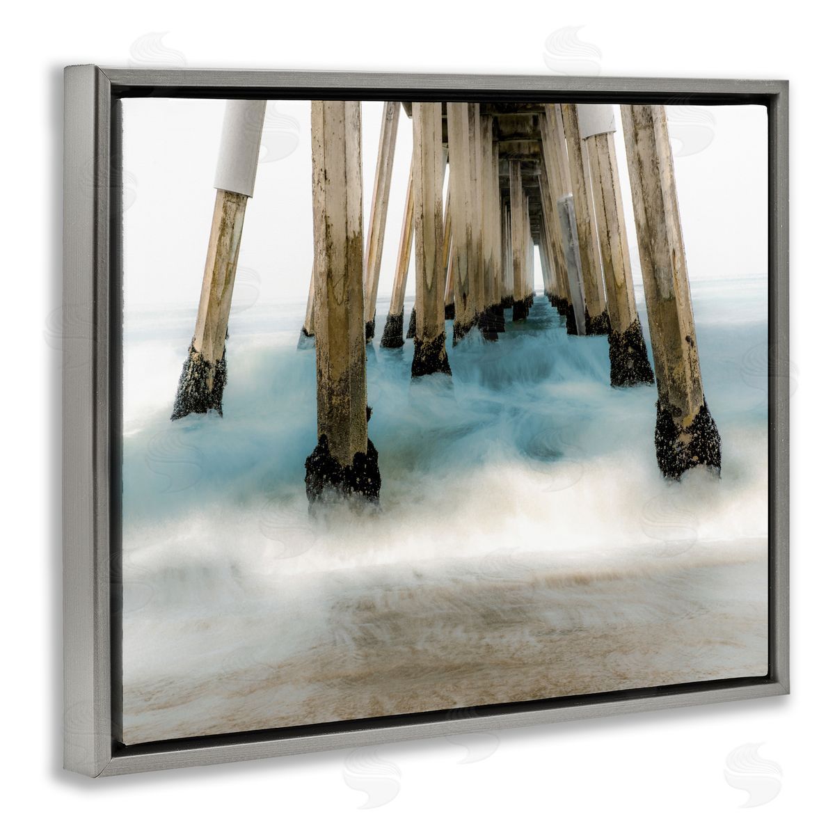 Bill Carson Photography Waterfr_sideont Pier Splashing Sea Waves