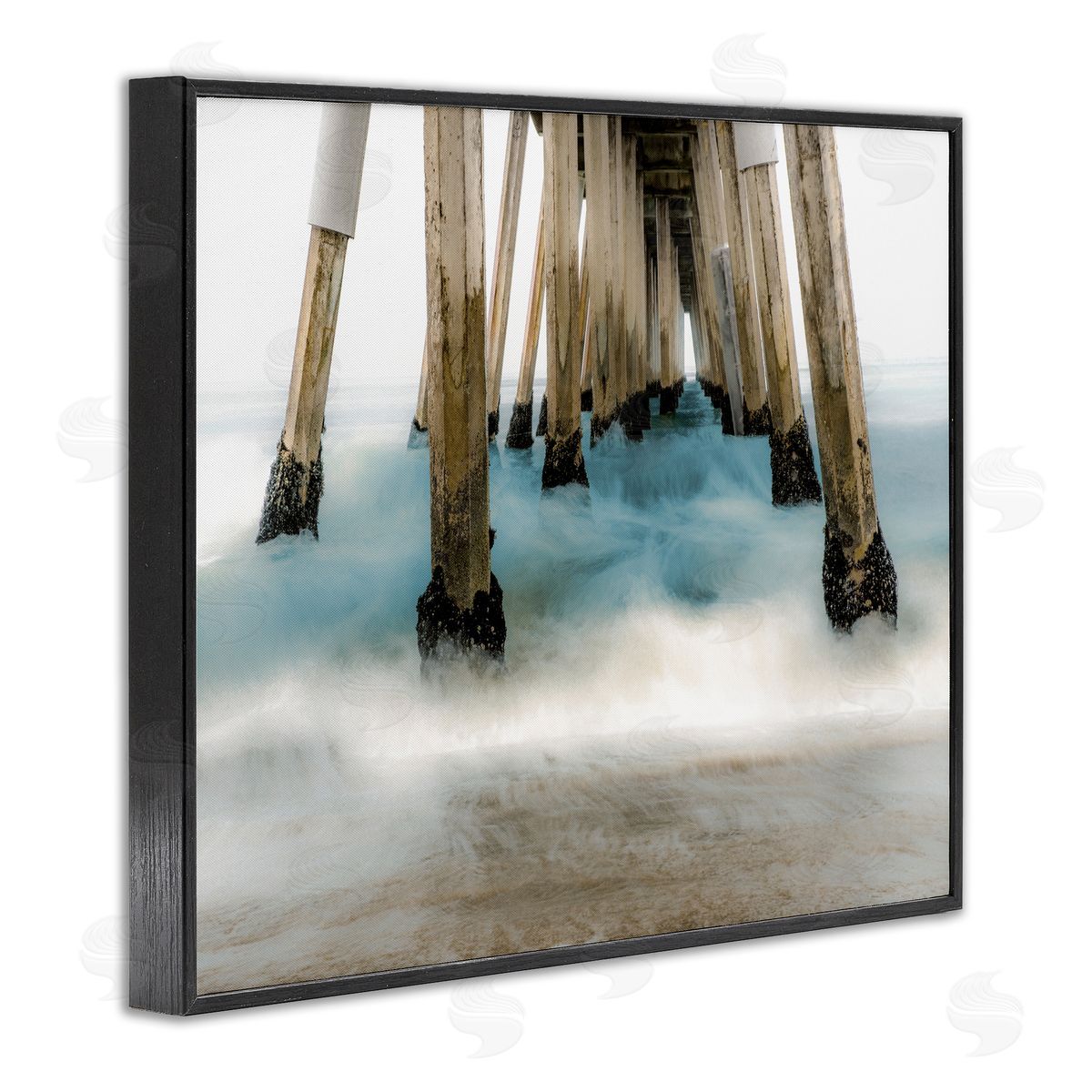 Bill Carson Photography Waterfr_sideont Pier Splashing Sea Waves