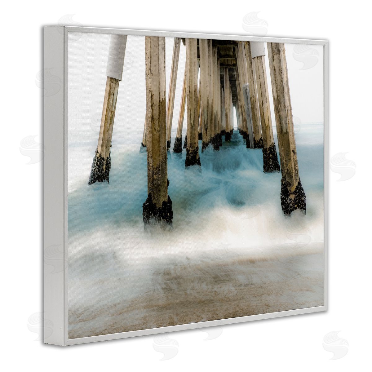 Bill Carson Photography Waterfr_sideont Pier Splashing Sea Waves