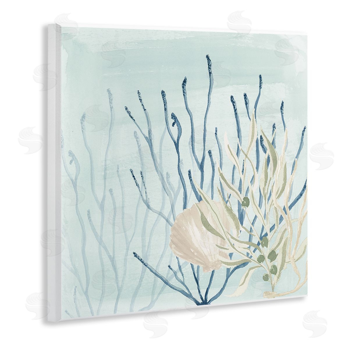 Lucille Price Underwater Coral Shells View Wooden Wall Plaque Art Print