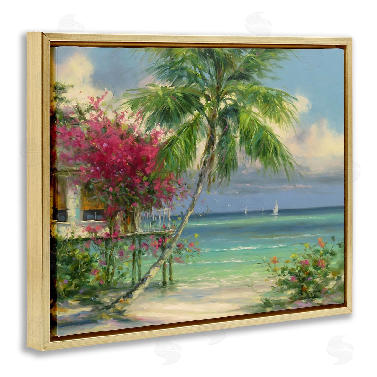 Martin Figlinski Floral Tropical Summer Vacation Resort