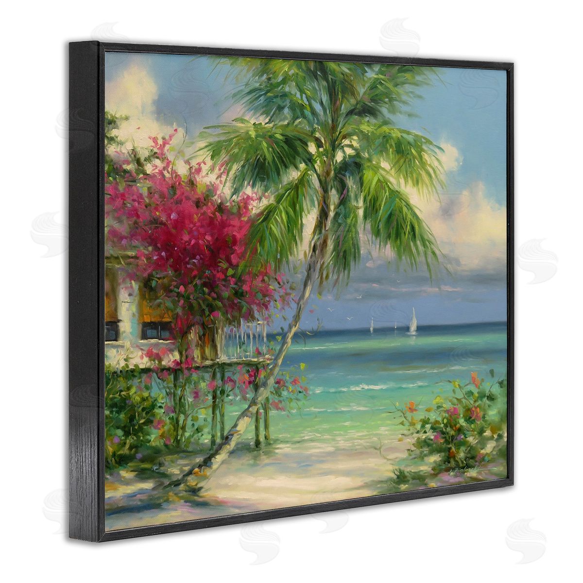 Martin Figlinski Floral Tropical Summer Vacation Resort