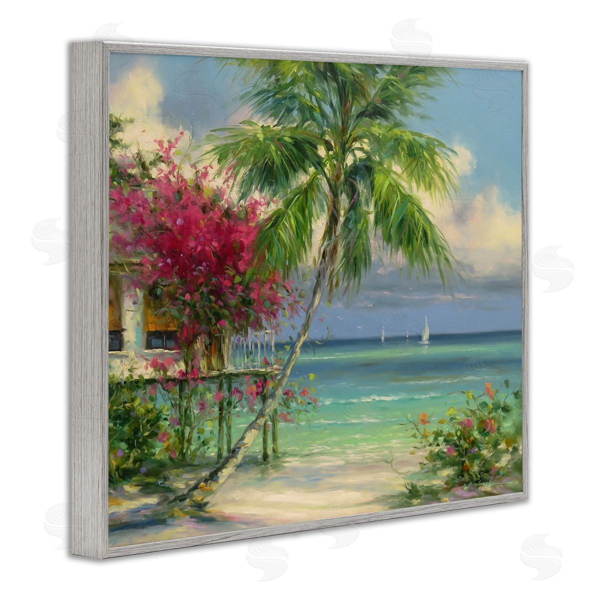 Martin Figlinski Floral Tropical Summer Vacation Resort