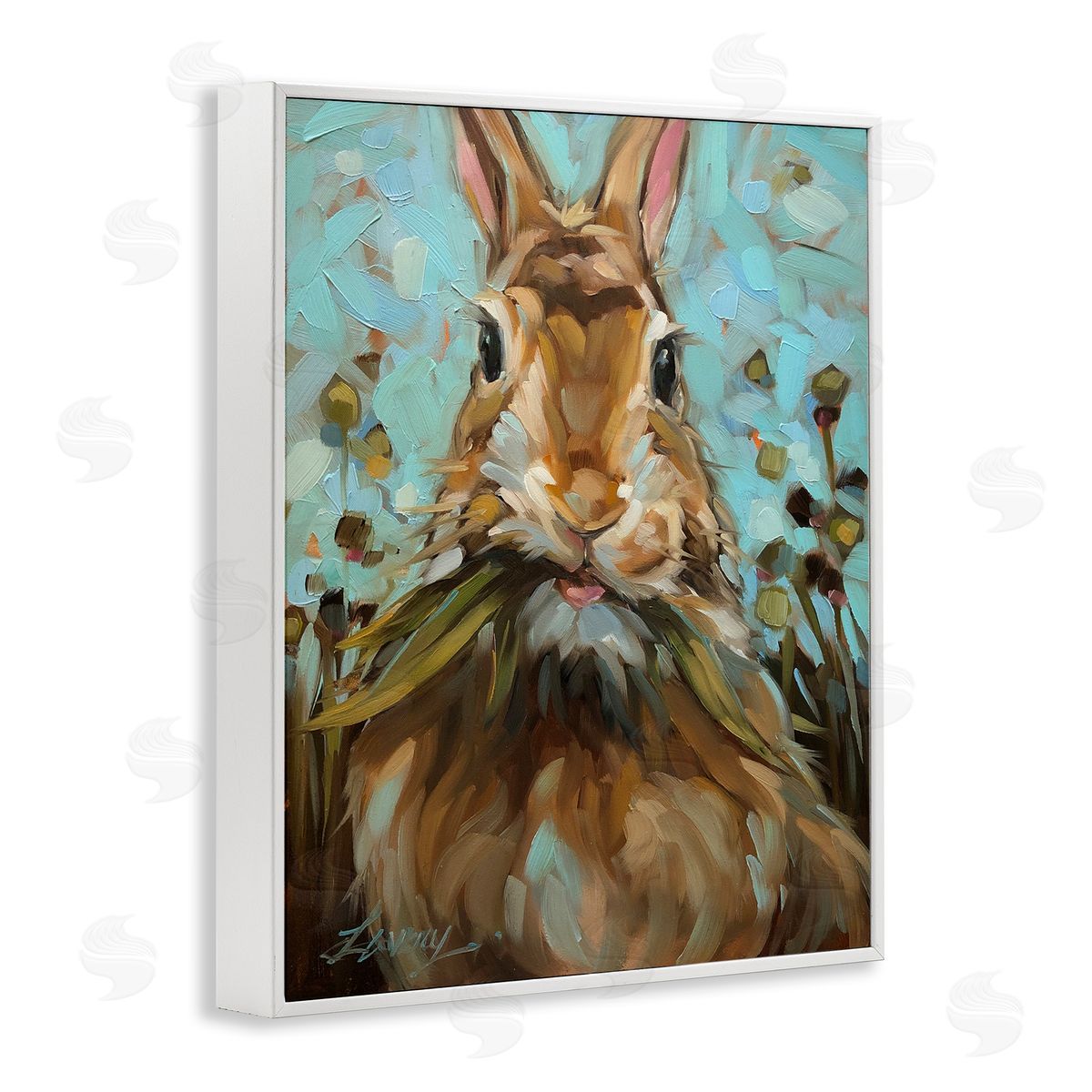 Andrea Lavery Wildlife Rabbit Eating Grass